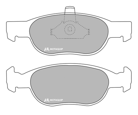 Brake Pad Set, disc brake (LVXL683)