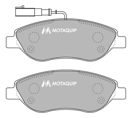 Brake Pad Set, disc brake (LVXL1041)