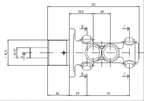 Brake Master Cylinder (VMC145)