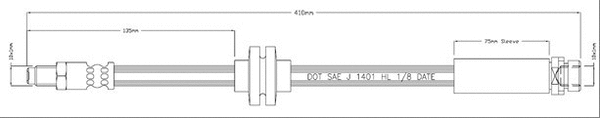 Brake Hose (VBH1216)
