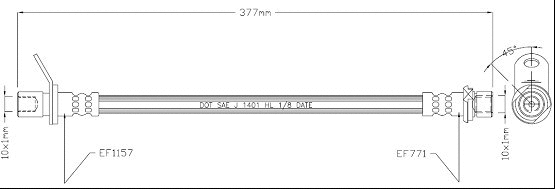 Brake Hose (VBJ660)