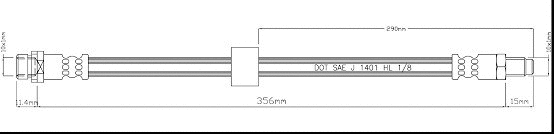 Brake Hose (VBH1076)