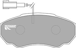 Brake Pad Set, disc brake (LVXL1035)