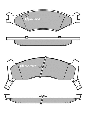 Brake Pad Set, disc brake (LVXL181)