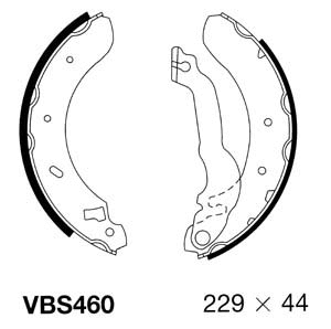 Brake Shoe Set (VBS460)