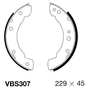 Brake Shoe Set (VBS307)
