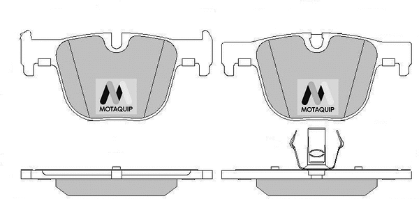 Brake Pad Set, disc brake (LVXL1735)