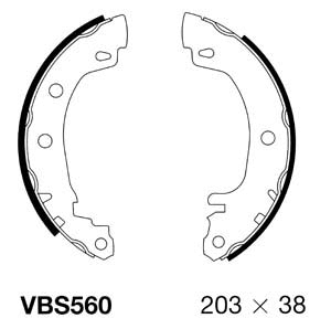 Brake Shoe Set (VBS560)
