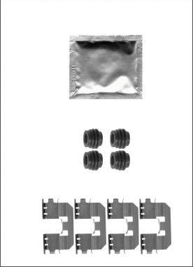 Accessory Kit, disc brake pad (LVMK1110)
