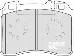 Brake Pad Set, disc brake (LVXL121)