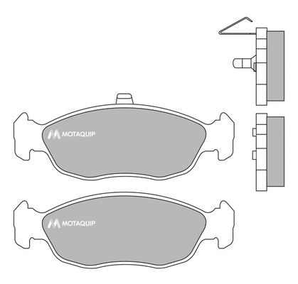 Brake Pad Set, disc brake (LVXL863)
