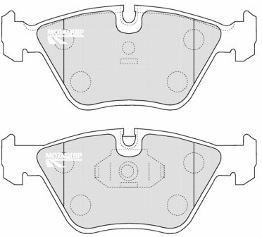 Brake Pad Set, disc brake (LVXL1166)