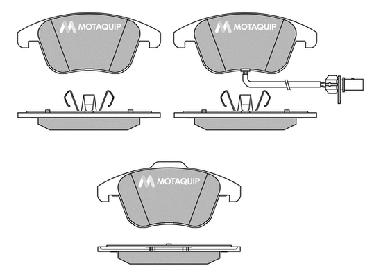 Brake Pad Set, disc brake (LVXL1402)