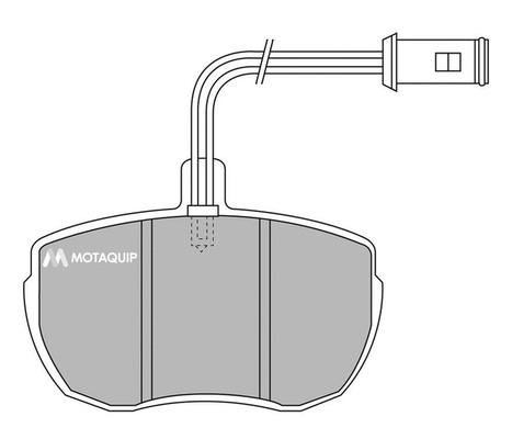 Brake Pad Set, disc brake (LVXL547)