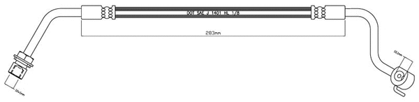 Brake Hose (VBH552)