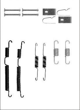 Accessory Kit, brake shoes (LVMK1126)