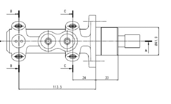 Brake Master Cylinder (VMC206)