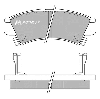 Brake Pad Set, disc brake (LVXL613)