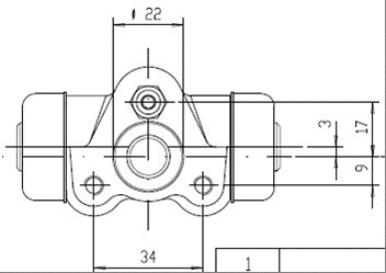 Wheel Brake Cylinder (VWC713)
