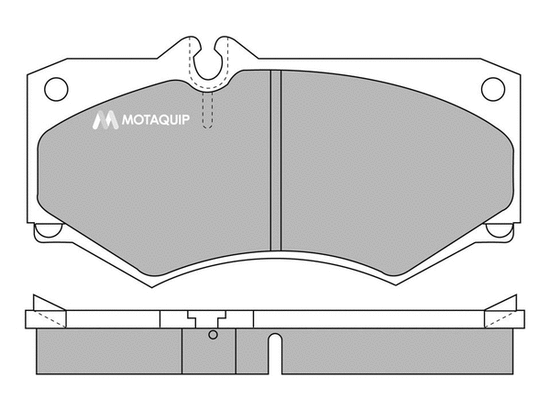 Brake Pad Set, disc brake (LVXL448)