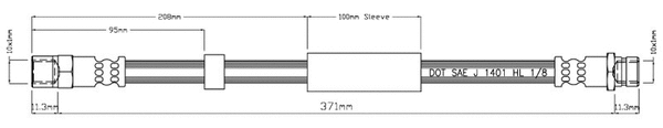 Brake Hose (VBH855)