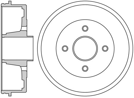 Brake Drum (VBE653)