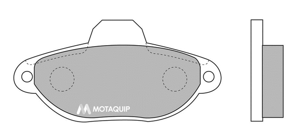 Brake Pad Set, disc brake (LVXL706)