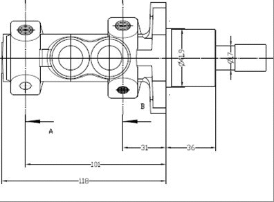 Brake Master Cylinder (VMC239)