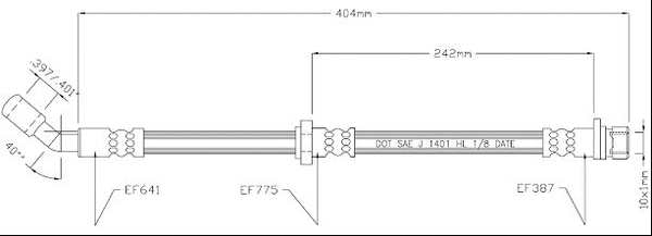 Brake Hose (VBJ516)