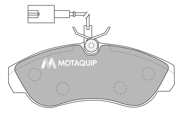 Brake Pad Set, disc brake (LVXL1090)
