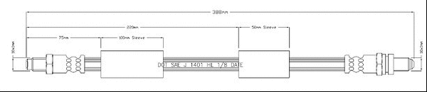 Brake Hose (VBH1219)