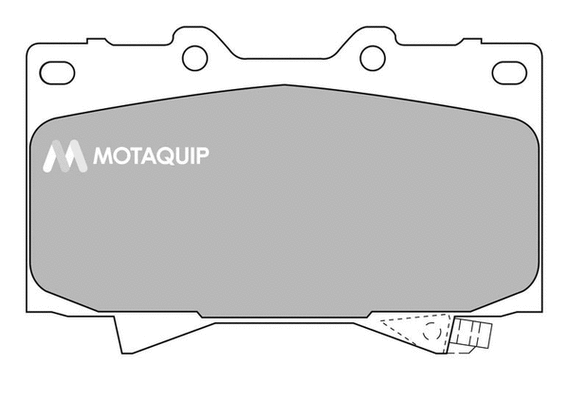 Brake Pad Set, disc brake (LVXL570)