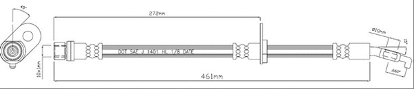 Brake Hose (VBJ277)