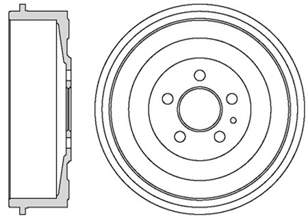 Brake Drum (VBD663)