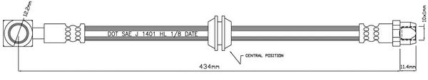 Brake Hose (VBJ633)