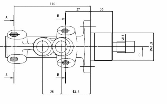 Brake Master Cylinder (VMC207)