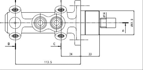 Brake Master Cylinder (VMC204)