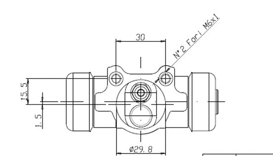 Wheel Brake Cylinder (VWC646)