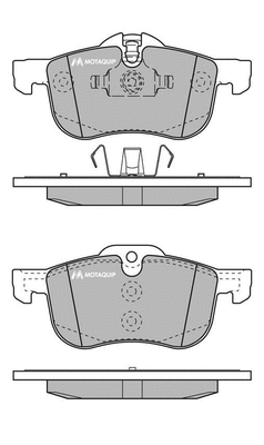 Brake Pad Set, disc brake (LVXL562)