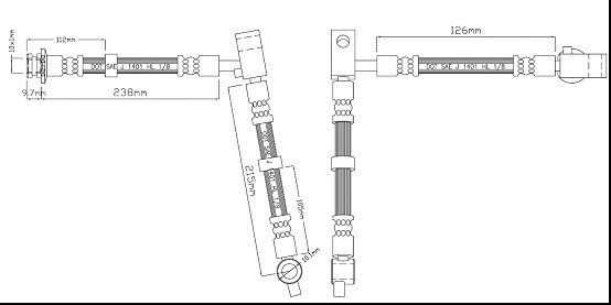 Brake Hose (VBH1130)