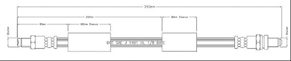 Brake Hose (VBH1218)