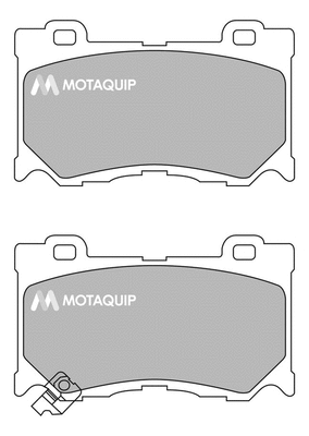 Brake Pad Set, disc brake (LVXL1691)
