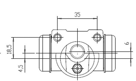Wheel Brake Cylinder (VWC576)