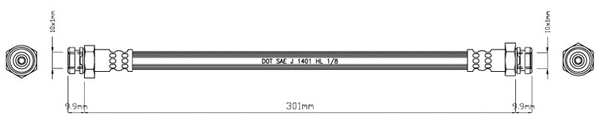 Brake Hose (VBH870)