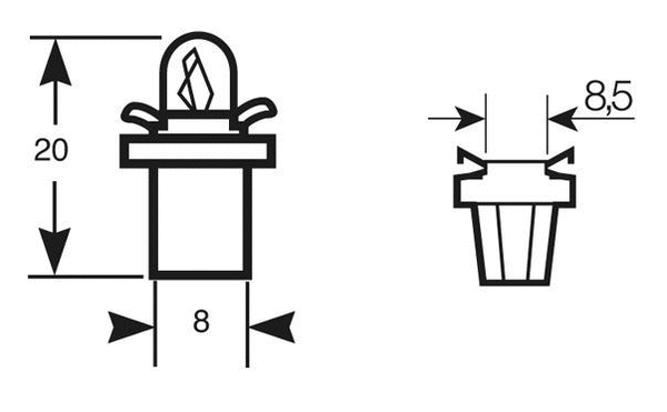 Bulb, instrument lighting