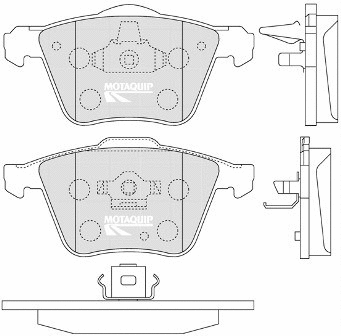 Brake Pad Set, disc brake (LVXL1249)