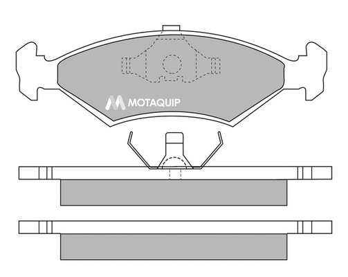 Brake Pad Set, disc brake (LVXL231)