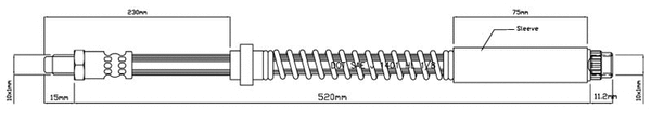 Brake Hose (VBH746)