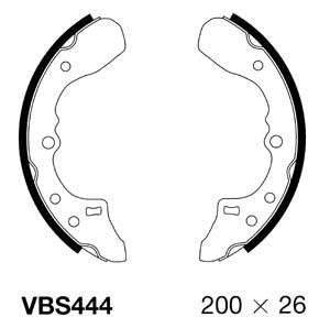 Brake Shoe Set (VBS444)