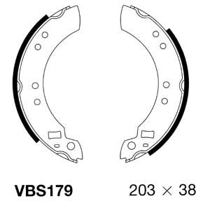 Brake Shoe Set (VBS179)